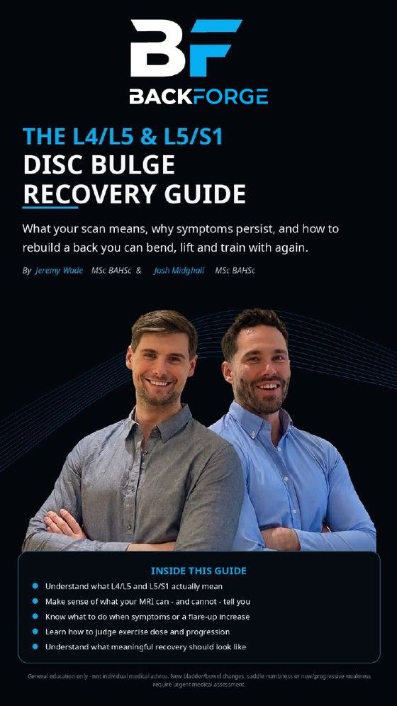 Cover of The L4/L5 and L5/S1 Disc Bulge Recovery Guide